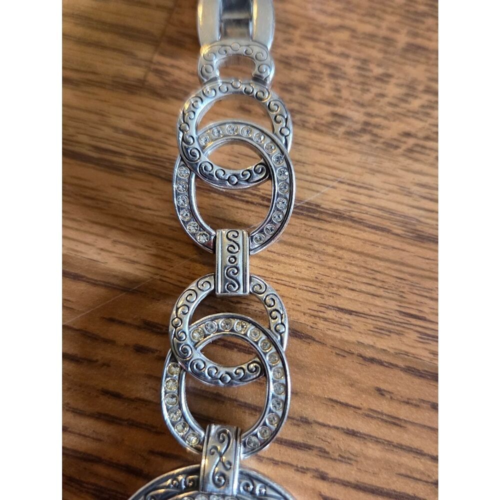 BRIGHTON "Stardust" Vintage Silver And Crystal Watch SWEET AND SPARKLY! - Picture 6 of 11
